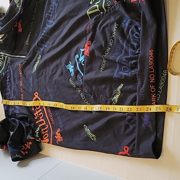 Y2K VON DUTCH ORIGINALS MARK OF LA 90046 LADIES 1/4 ZIP PULLOVER SIZE 1X - Picture 8 of 11